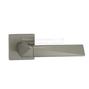 Popular New Design Good Quality Zinc Alloy/zamac/zamak/aluminum Door Handle for European Door Lock thumbnail-1
