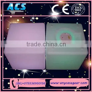 ACS 40cm*40cm*40cm Colorful Waterproof Plastic Led Cube thumbnail-3