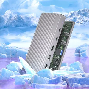 11 in 1 Thunderblot 3 USB C Docking Station Using Chips JHL8440 thumbnail-3