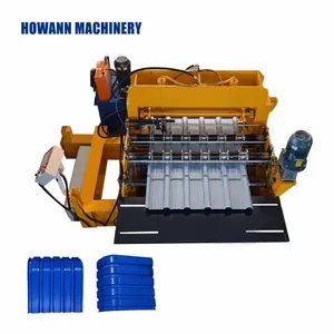 High Speed Roof Curving Sheet Arch Steel Building Cold Roll Forming Machine for Sale thumbnail-1