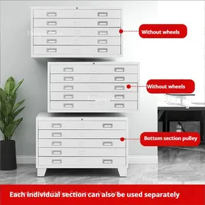 Professional Blueprint Cabinet With Classification Labels | Steel Base, Suitable for A0 - A4 Drawings | for Design Studio thumbnail-3