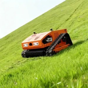 Grass Cutting Machine Remote Control Mower Gasoline Robot Crawler Mower Grass Trimmer Gasoline Zero Turn Mower Vigorun thumbnail-1