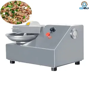 Efficient Stable Operation Meat Garlic Ginger Mincing Small Bowl Cutter Commercial Tabletop Single Speed Meat Cutting Machine thumbnail-4
