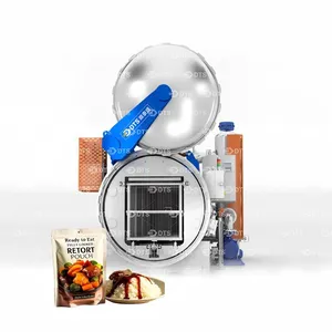 PP Bowl Ready-to-Eat Meal Sterilization Equipment Water Spray Retort for Rice and Chicken Curry thumbnail-2