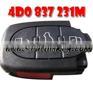 High Quality 3 Button With Panic Remote Control(4D0837231M) for Aud thumbnail-1