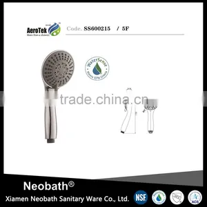 ABS Plastic Single Function Handheld and Overhead Shower thumbnail-1
