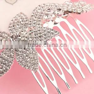 Fancy Bridal Head Piece Rhinestone Hair Comb High-end Hair Accessories thumbnail-3