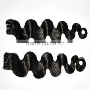 Qingdao Factory Wholesale 7A Brazilian Unprocessed Virgin Hair Weave Body Wave Natural Color Virgin Hair Extension thumbnail-4