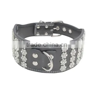 Wholesale 7.5cm Four Rows of Iron Openwork Pet Dog Collars thumbnail-2