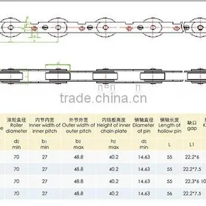 Escalator Chain 131.33mm ,Step Handrail Chains for Pedals on Passenger Converyors for Steps on Escalators thumbnail-2