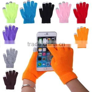Women Men Touch Screen Soft Cotton Winter Gloves Warmer Smartphone thumbnail-1