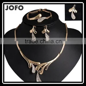 Wholesale African Costume Jewelry Set Jewelry Set For Wedding 18 Carat Gold Jewelry Sets thumbnail-1