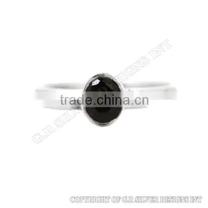 Black Onyx Rings Sterling Silver,gemstone Ring Designs,sterling Silver Ring Size 6 7 8 9 thumbnail-3