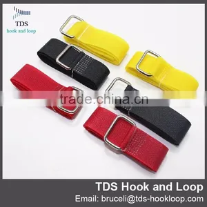 Coloful Adjustable Hook and Loop Strap With Metal Buckle thumbnail-1
