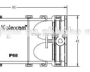 IP68 Plastic Waterproof Electrical Junction Box thumbnail-2