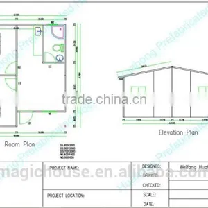 Qutalitified EPS House/light Steel Structure Dormitory/low Cost Two Bedroom thumbnail-3