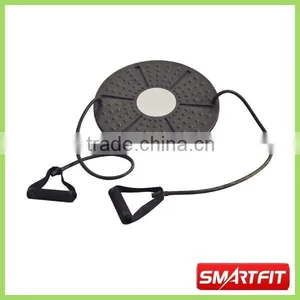 Gym Fitness Plastic pp Round Balance Board With Resistant Toning Tube Exercise Twist Board With Non-slip Surface thumbnail-1