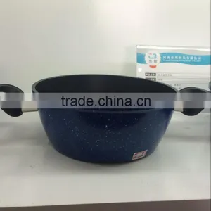 New Arrival Aluminum Press Non-stick Cookware Set Forged Die Cast Stock Pasta Noodle Cooking Soup Pot Casserole thumbnail-1