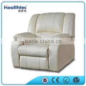 HEALTHTEC White Genuie Leather Sofa Recliner thumbnail-2
