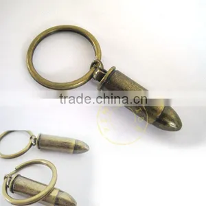Dealer War Souvenir Bullet Shape 2D Die Casting Metal Keychain thumbnail-1