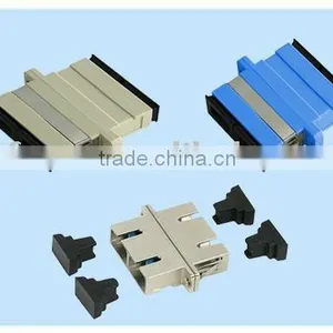 Low Insertion Loss SC Duplex Fiber Optic Adaptor thumbnail-1