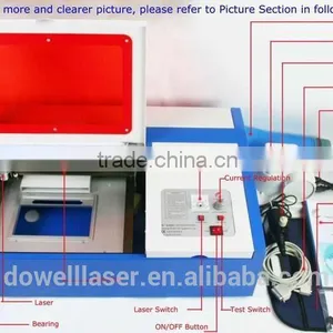 Small and Cheap CO2 Laser Engraving Machine With CE,FDA Certification of Dowell thumbnail-3