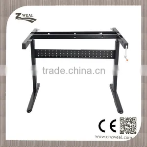 High Quality Manual Height Adjustable Standing Computer Desk thumbnail-5