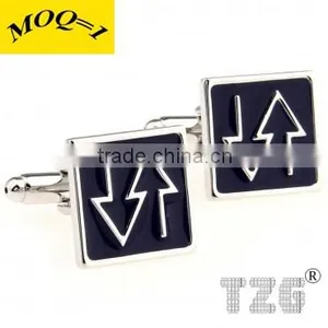 Fashion Stainless Steel Direction Cufflink thumbnail-1
