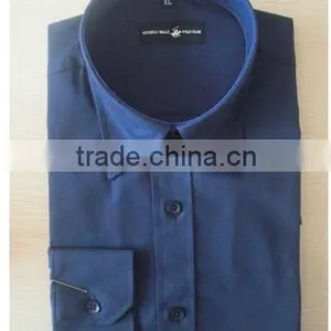 2015 Garments Hot Sale Latest Designs Fashion Dress Solid Color Long Sleeve Slim Fit Inclined Stripe Cotton Man Shirt for Men thumbnail-6
