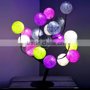 Colorful RGB Tone Globe LED Cotton Ball String Light For Christmas Outdoor String Lights thumbnail-3