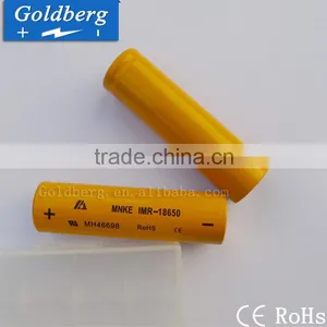 Goldberg 18650 High Drain 30amp 1600MAH Real Capacity Original Mnke 18650 Flashlight Battery With Cheap Price thumbnail-3