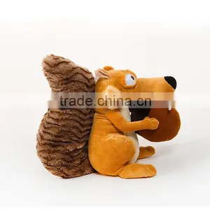 OEM Stuffed Toys Factory/Cute Squirrel Scott Plush Toy Custom thumbnail-3