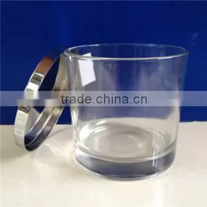 Wholesale 700ml Votive Glass Candle Tealight Jar Holder With Lid thumbnail-1