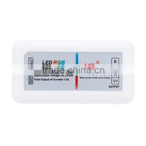 Touch Screen 2.4G 3*4A Wireless Remote Control + RF Controller for RGB Color LED Strip /LED Light Bulb /Downlight DC12-24V thumbnail-2