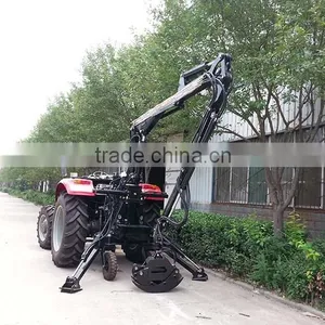 1 Tons 3 Tons Telescopic Crane for Log Trailer With Crane Powered by Diesel Engine thumbnail-3