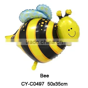 2016New DesignYellow Bee Shaped Foil Balloon Inflatable Animal Helium Balloon thumbnail-2