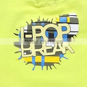 Summer Crew Neck Green 3d Printing Cool 100% Cotton for Boys t Shirt thumbnail-4