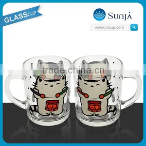 Coffee Cup Tranrent Coffee Cup With Custospamized Logo Shot Coffee Cup With Handle thumbnail-3