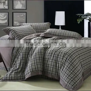 Modern Yarn Dyed Bedding Comforter Set King Duvet Cover Plus Euro Sham thumbnail-1