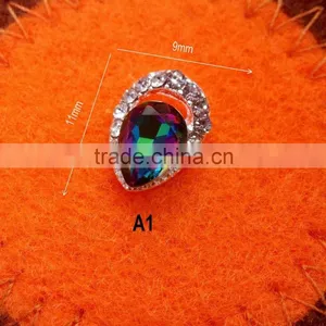 2016 New & Fashion Colorful Nail Art Alloy Rhinestone Decoration New Nail Crystal thumbnail-3