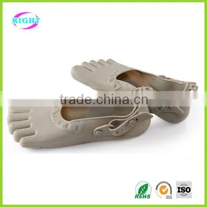 Anti-skidding Silicone Sandals Five Toe Rubber Shoes thumbnail-2