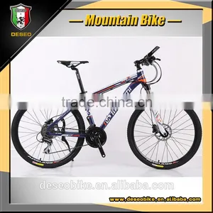 2016 Alloy Mountain Bicycle 21 Speed Flat Handlebar Mtb for Men thumbnail-1
