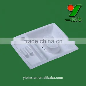 100% Biodegradable Eco-sugarcane Pulp Headset Packaging Tray , Electronics Molded Paper Pulp Packaging thumbnail-6