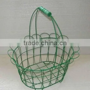 KS4446NM-L-Metal Flower Hanging Basket thumbnail-1