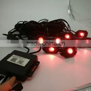 9W RGB Led Rock Lights Waterproof Off Road LED Rock Light Kit - 8 Pods LED Rock Lights For Off Road Quality Choice thumbnail-6