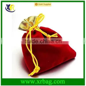 Promotional New Velvet Gift Drawing String Bag thumbnail-1