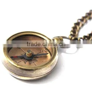 Brass Magnetic Direction Compass Locket Compass 13330 thumbnail-4