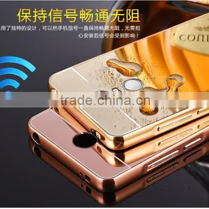 Luxury Mirror Cover Metal Aluminum Bumper Phone Case For Xiaomi For Redmi Note 3 thumbnail-4