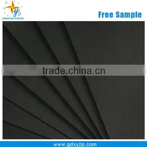 Coated And Uncoated Black Paper Card Mat/ Black Paper Card Sheets thumbnail-1