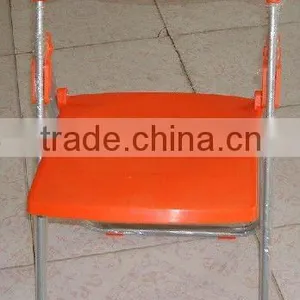 Plastic Seat Foldable Chair With Iron Frame Office Chair and Folding Chairs Furniture1074B thumbnail-6